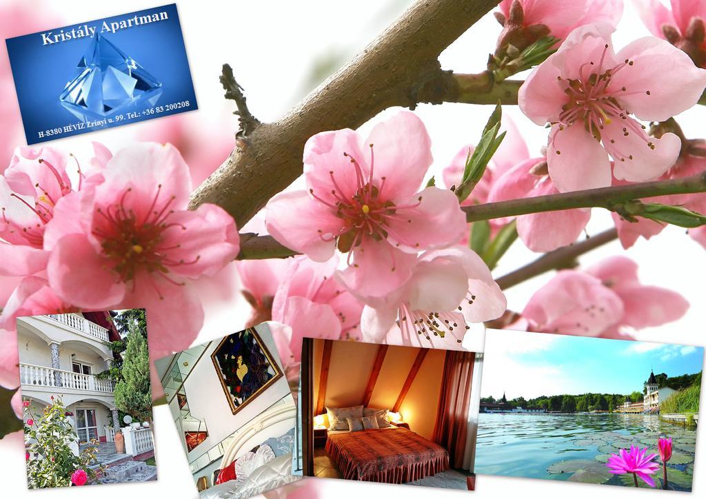 Kristaly Apartman Bed and Breakfast Hévíz Buitenkant foto